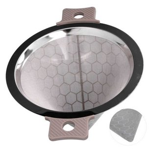 Cone Coffee Strainer Cone Shaped Strainer Double Ear Stainle