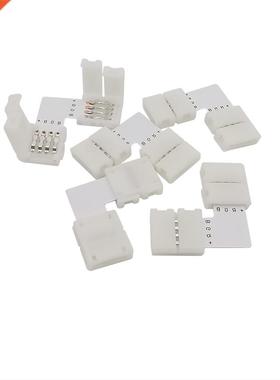 L Shpe 4 Pin 10mm RGB LED Connector 90 Degree Corner Connec