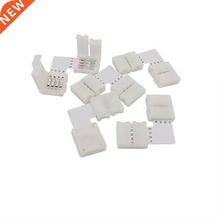 L Shpe 4 Pin 10mm RGB LED Connector 90 Degree Corner Connec