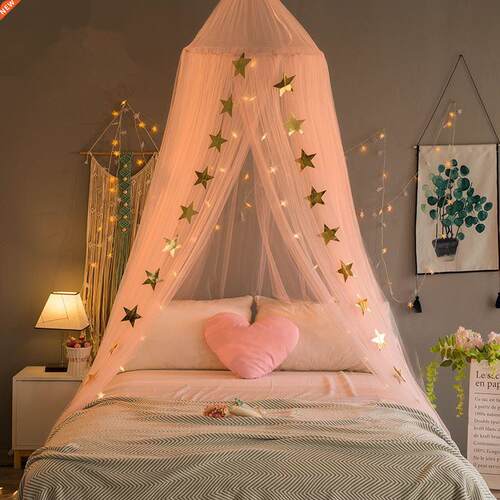 7 Colors Baby Bed Hanging Mosquito Net Dome Bed Canopy Mosqu