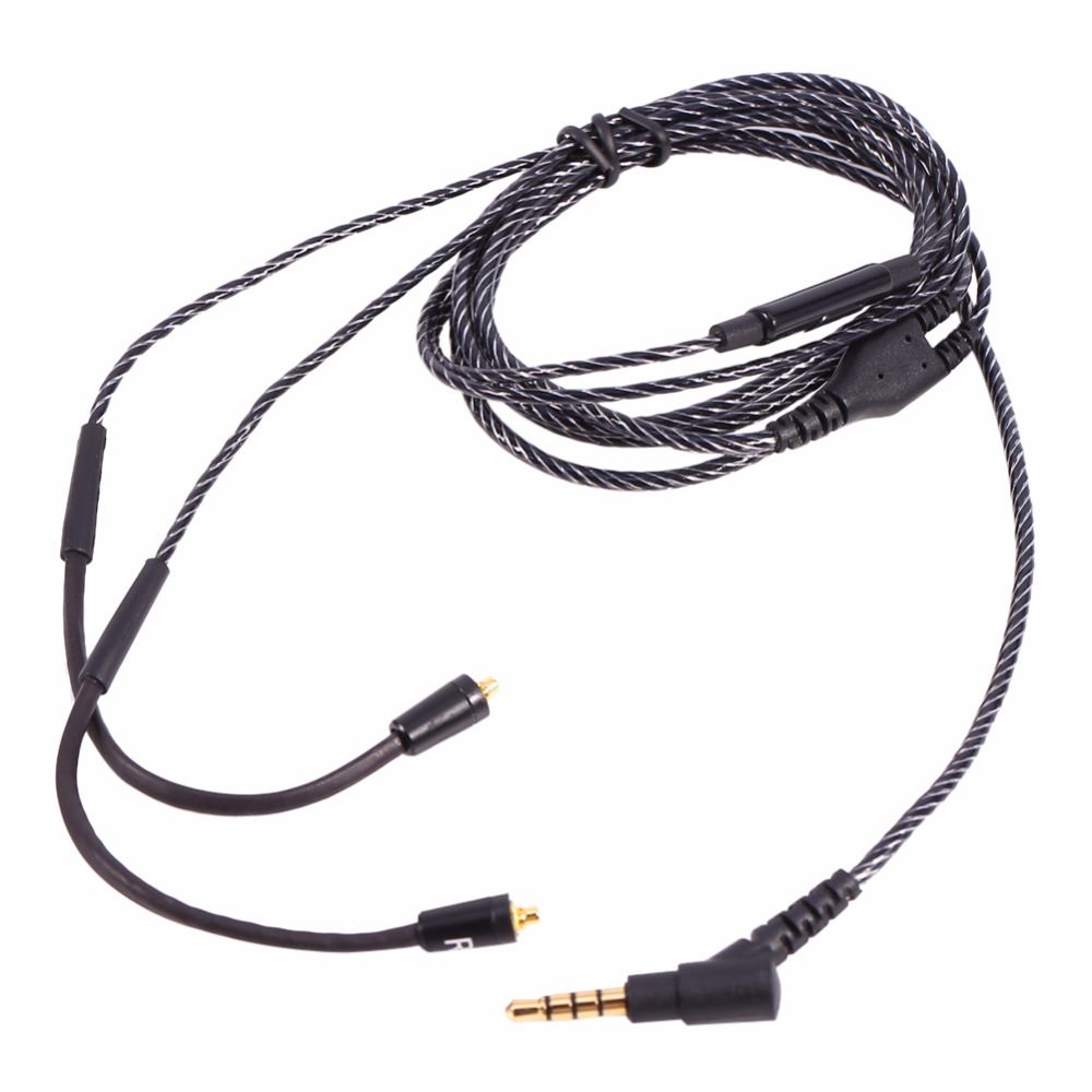 Replace Upgrade Cable Cord 3.5mm Jack For SHURE SE535 SE425