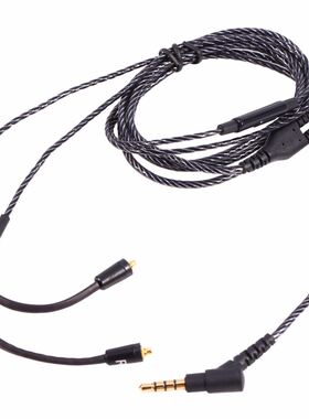 Replace Upgrade Cable Cord 3.5mm Jack For SHURE SE535 SE425