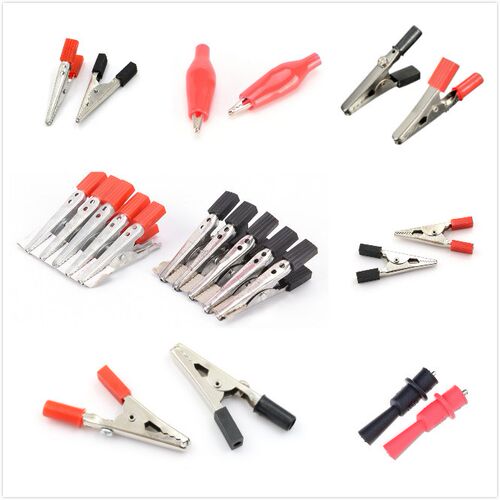 1/2/5/10pcs 55MM Metal Alligator Clip Crocodile Electrical C