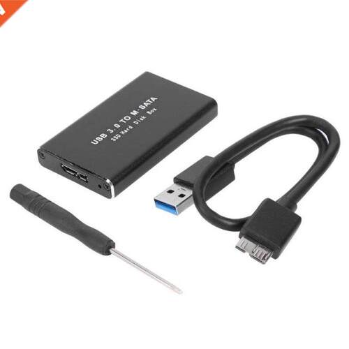 Mini SSD Hrd Drive Cse USB3.0 to mST dpter Hrd Drive
