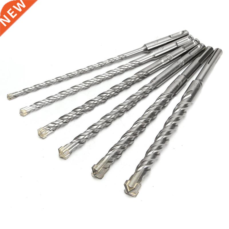 6pcs 210mm 6/8/10/12/14/16mm SDS Plus Crosshead Twin spiral
