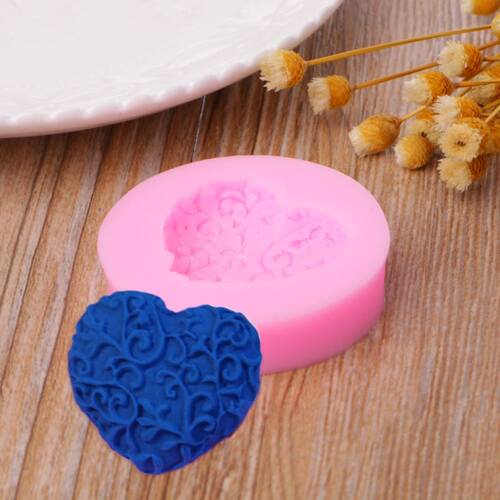 3D Heart Silicone Chocolate Fondant Mold Cake Decorating