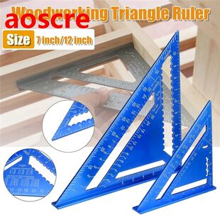 Angle Ruler 7/12 Inch Metric/Imperia Aluminum Alloy Triangul