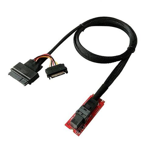 Computer Cables Connector U.2 SFF-8639 to M.2 M Key NVMe Ada