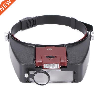 1.5X 3X 6.5X 8X Illuminated Magnifier Microscope Magnifying