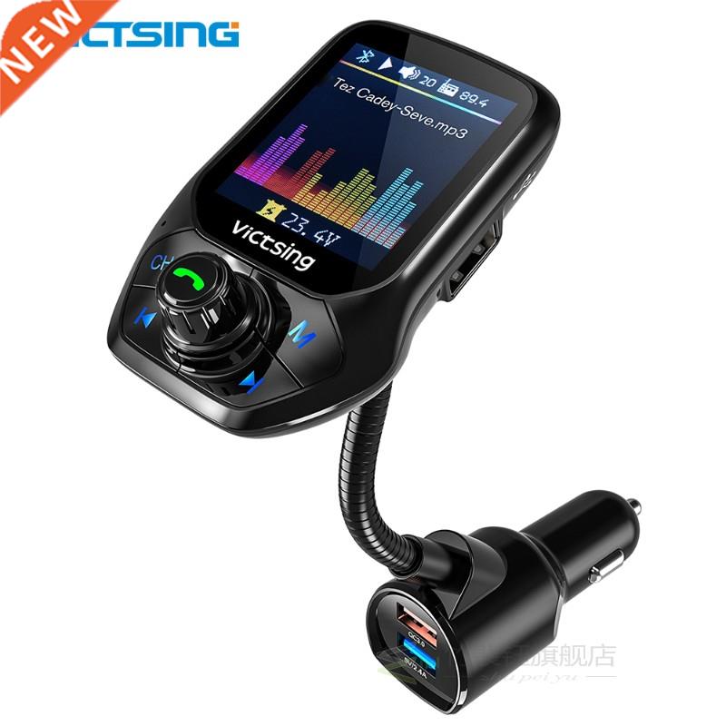 VicTsing Bluetooth FM Transmitter Ro Adapter Car Handsfr