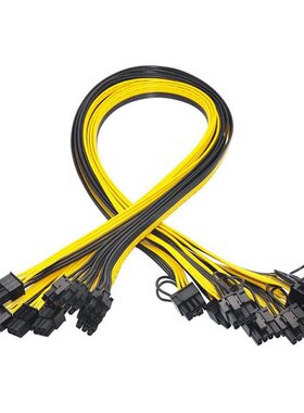 6-Pin Pci-E to 8-Pin (6 + 2) Pci-E (Male to Male) Gpu Power