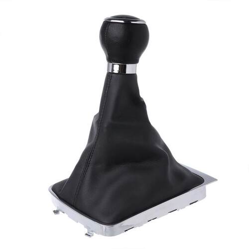 6 Speed Leather Car Manual Gear MT Shift Knob Gaitor Boot