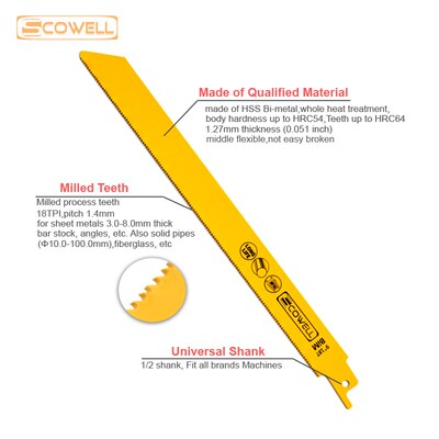 30% Off 30PC Saw Blades Metal Cutting Blades Reciprocating S