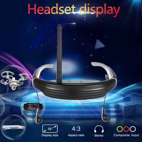 VISION-720S 5.8G 40CH FPV Glasses Video Game Displayer 68-In
