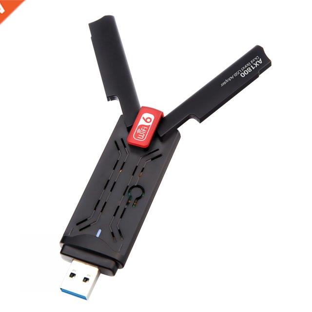 WiFi 6 USB Adapter AX1800 Dual Band 1800Mbps 2.4G/5GHz USB 3