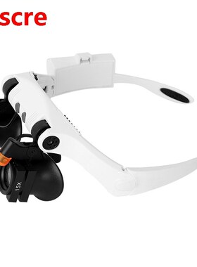 3X 4X 5X 6X 7X 10X LED Magnifier Interchangeable Lens Glasse