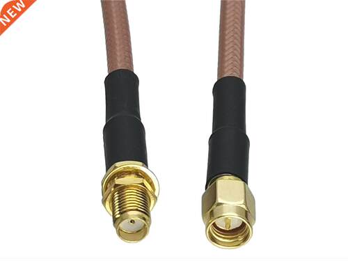 1pcs RG142 Cable SMA Male Plug to SMA Female Nut Bulkhead Co