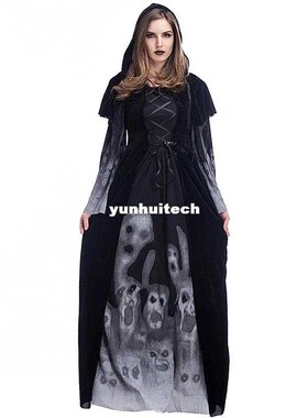 Halloween Costumes for Women Carnival Purim Adult Skull Skel