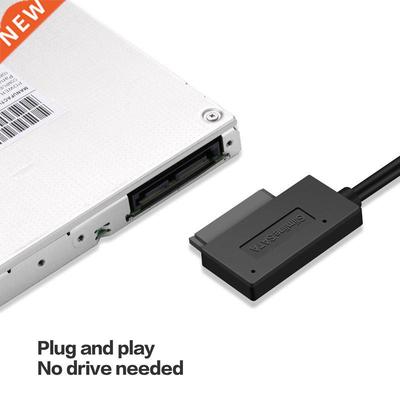 NEW Slimline SATA To USB 3.0 SATA7+6 13 Pin Sata Cable CD D