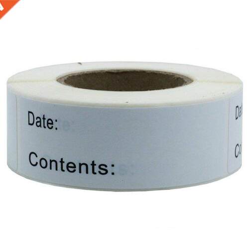 125 PCS/Roll White Self-Adhesive Sticker For Kitchen Stora