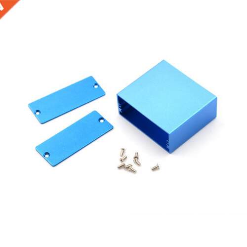 1pc Electronic Project Enclosure Case Blue Aluminum PCB Ins