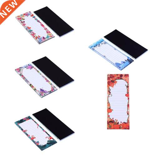 Magnetic Notepads Size .5 x 9 Fridge Memo Pads Grocery Shop