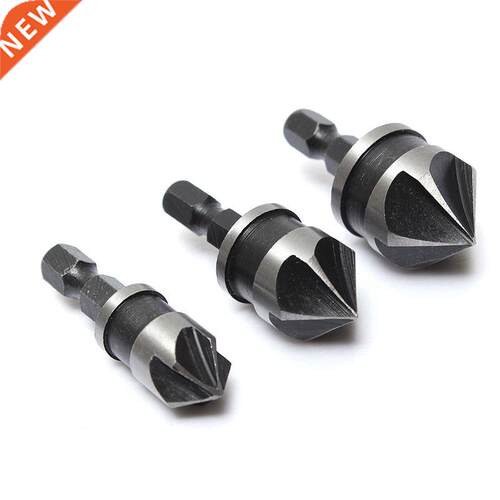 3Pcs 12mm 16mm 19mmCountersink Bore Set 1/4