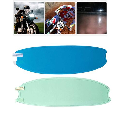 Helmet Clear Anti-Rain Anti-Fog Patch Film Universal Lens Fi