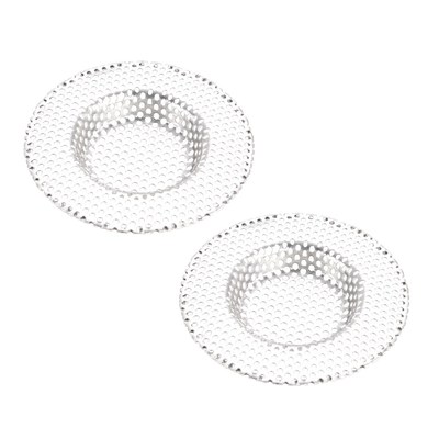 2 Pcs Kitchen Sink Garbage Strainer 1.69 Inches Stainless St