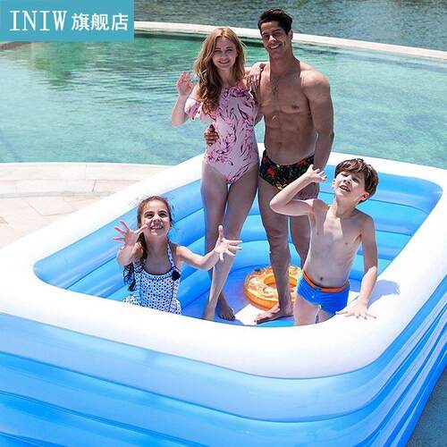 Large Pools For Family Inflatable Square Swimming Pool Outdo