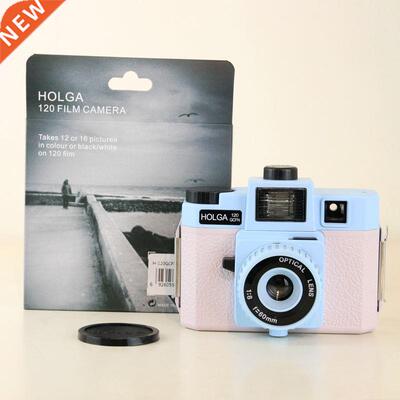 HOLGA 120GCFN Pink/Blue Medium Format Camera Lomography Lom