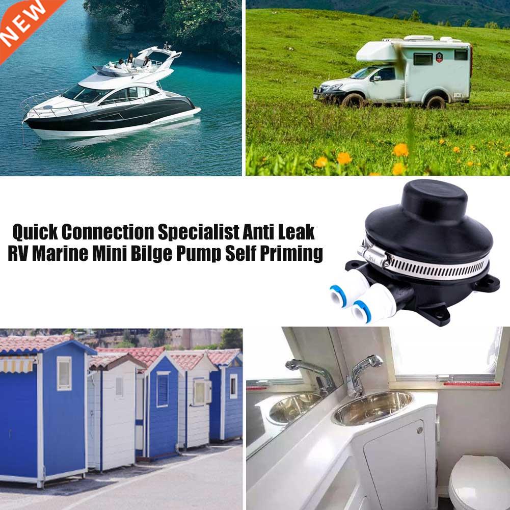 Self Priming Anti Leak Boat Marine Mini Mobile Toilet Easy