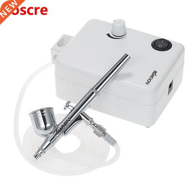 Dual Action Makeup Airbrush Kit Compressor 12V Air Brush Gun