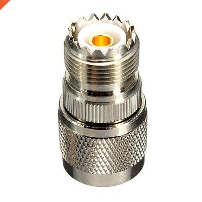 N Male Plug to UHF Female SO239 Jack Straight RF Coaxial Ada