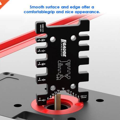 Woodworking Tenon Caliper Gauge Ruler Measuring Metric Imper