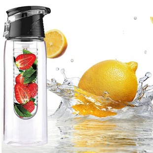 800ml Infuser Water Bottle plastic Fruit infusion Kids Drink