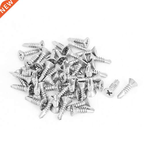 M4.2 x 16mm Cross Flat Head Countersunk Self Drilling Screws