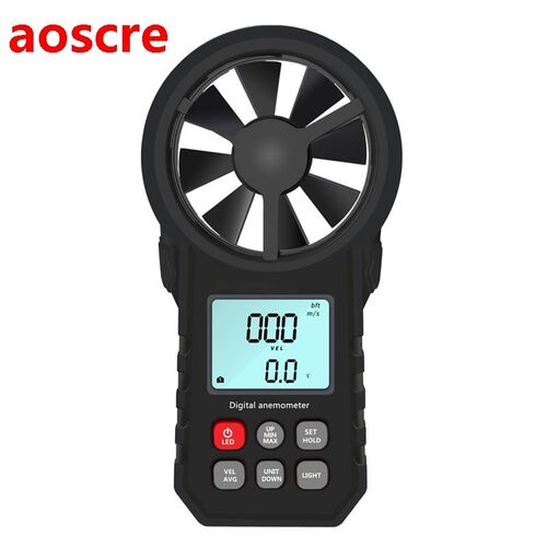 Digital Anemometer LCD Electronic Air Volume Wind Velocity S