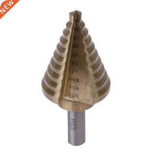 Plate Hole Open Tool Drills Punch Hole 1/4 1-3/8 Stepped Dri