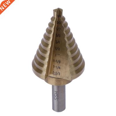 Plate Hole Open Tool Drills Punch Hole 1/4 1-3/8 Stepped Dri