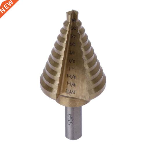 Plate Hole Open Tool Drills Punch Hole 1/4 1-3/8 Stepped Dri