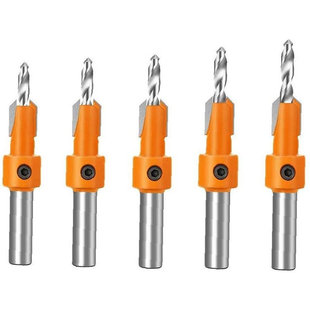 HSS Countersink Drill Bit Screw Woodworking Chamfer Tool Qui