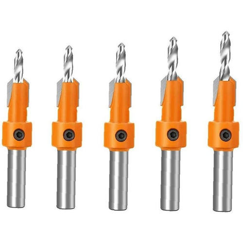 HSS Countersink Drill Bit Screw Woodworking Chamfer Tool Qui