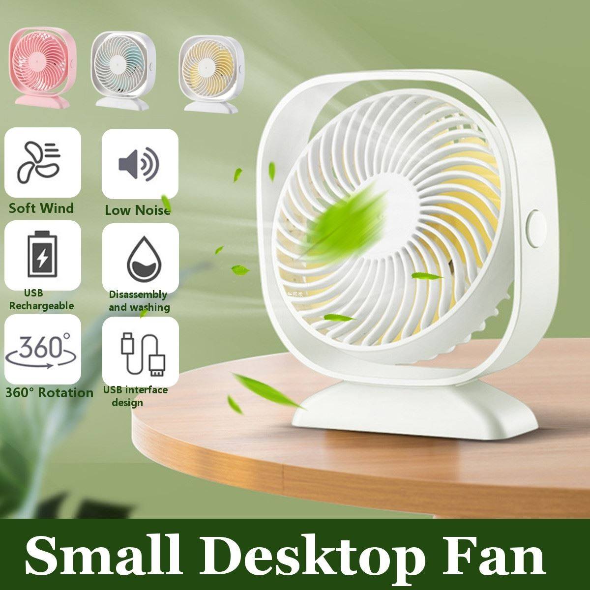 mini usb desktop fan personal portable cooling fan with 360