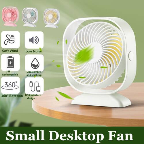 Mini USB Desktop Fan Personal Portable Cooling Fan with 360