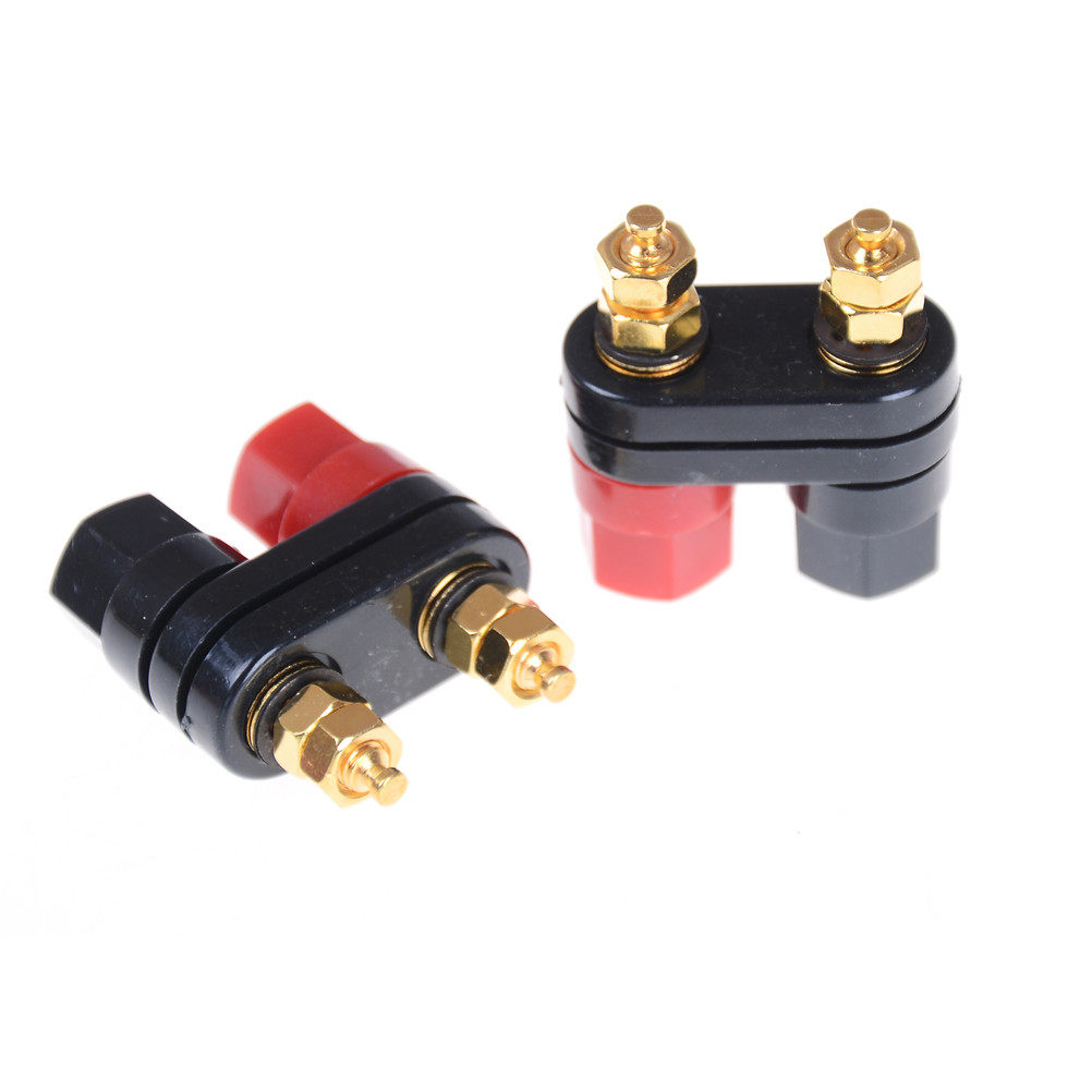 double gold-plated terminal for 4 mm banana plug power ampli