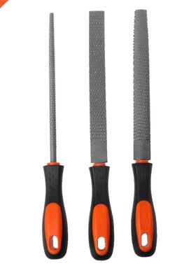 3Pcs/Set Wood Rasp Steel File Carving Flat Round Semi-circul