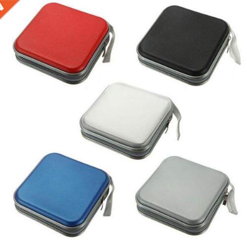 Portable 40pcs Disc CD DVD Wallet Storage Organizer Case Box