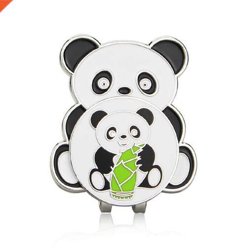 1pc Free Shipping Panda - Metal Golf Mark Magnetic Hat , G