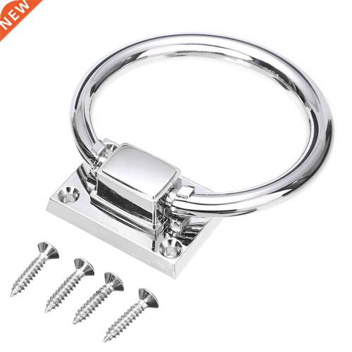 Shiny Silver Circle Handles Stainless steel Ring Door Handle